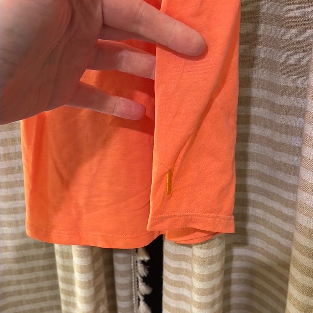 Lucy M Orange Racerback Tank Top - Picture 3 of 5